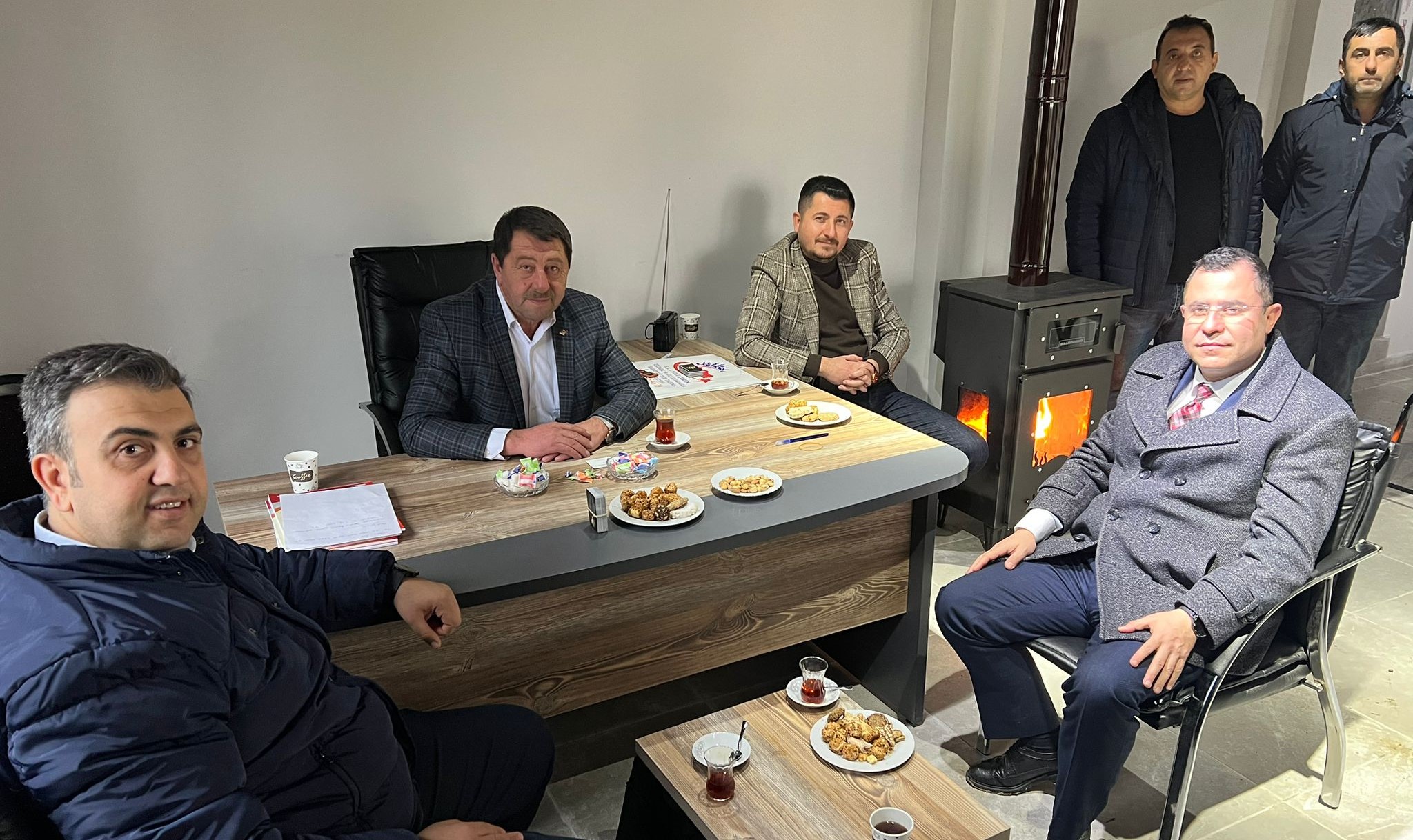 BANKA MÜDÜRLERİNDEN 1 NOLU TAŞIMA KOOPERATİFİ’NE ZİYARET